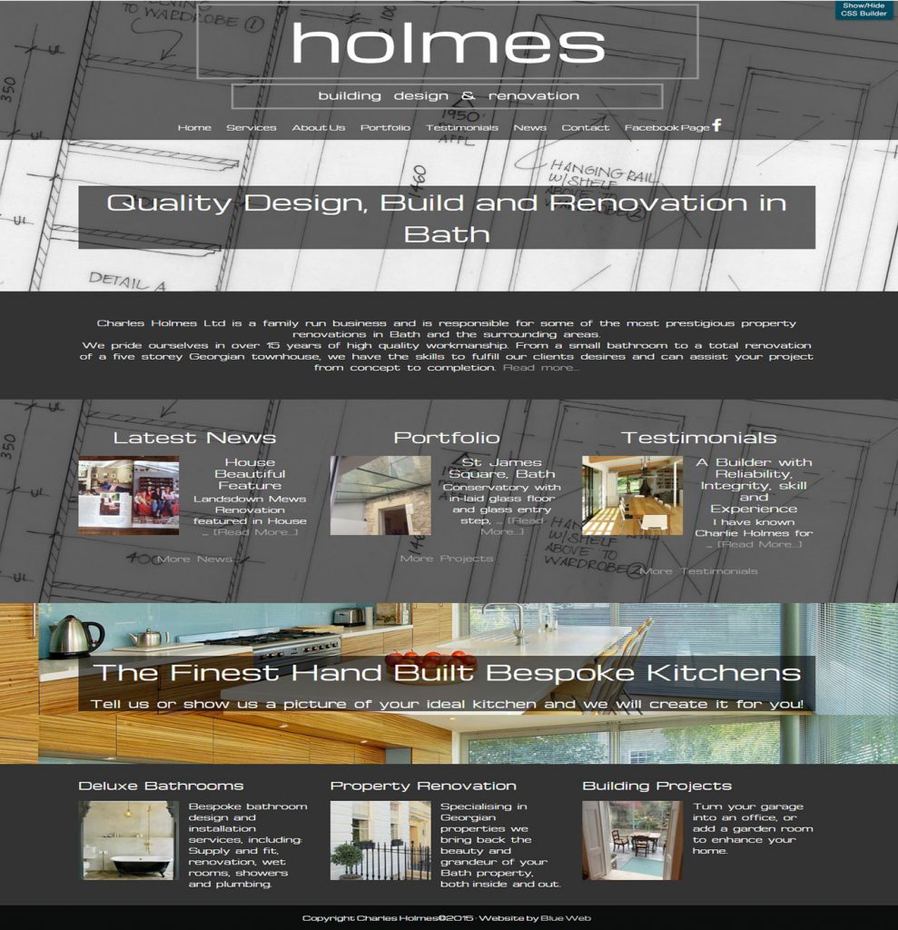 Website design for builders